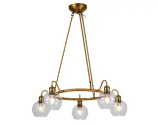 גוף תאורה וינטאג' מייפל *5 תלוי (22950)