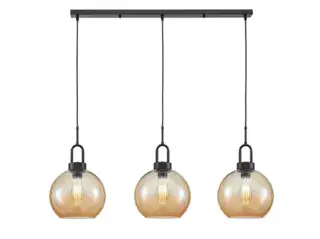 גוף תאורה וינטאג' תרזה *3 על פס (25654)