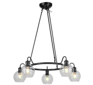 גוף תאורה וינטאג' מייפל *5 תלוי (22950)