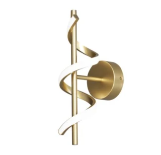 מנורת קיר מקדח זהב