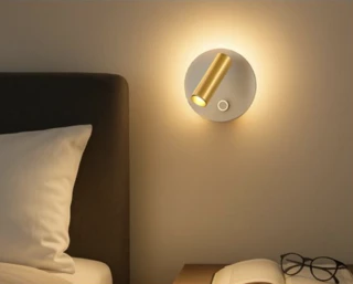 מנורת קיר דקורטיבית לקריאה מבחר צבעים