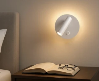 מנורת קיר דקורטיבית לקריאה מבחר צבעים