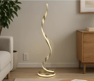 מנורה עומדת תלתל LED