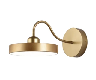 מנורת קיר אלגנטית בשילוב זהב