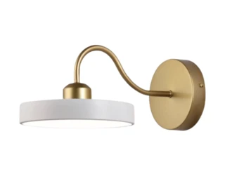 מנורת קיר אלגנטית בשילוב זהב