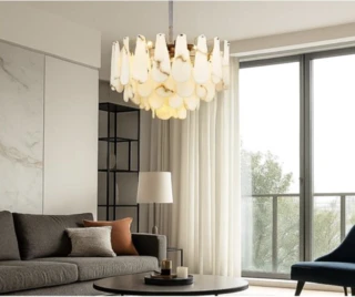 מנורת תלייה יוקרתית דגם ויליאם קוטר 60