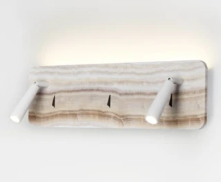 מנורת קיר לחדר שינה קריאה זוגית