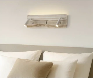מנורת קיר לחדר שינה קריאה זוגית