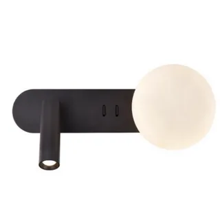 מנורת קיר לצידי המיטה לקריאה ואוירה