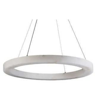 מנורת תלייה אלבסטרה עגול קוטר 80 תלוי