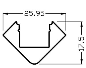 פרופיל תאורה פינה