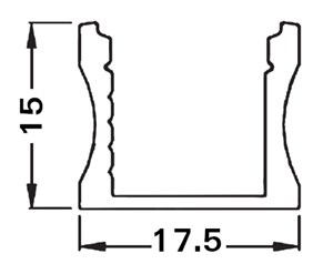 פרופיל תאורה 8 חיצוני