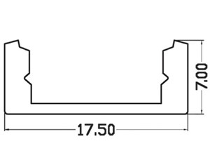 פרופיל תאורה 7 חיצוני