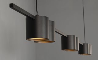 גלאסס תליה שחור 200 ס''מ 70 וואט