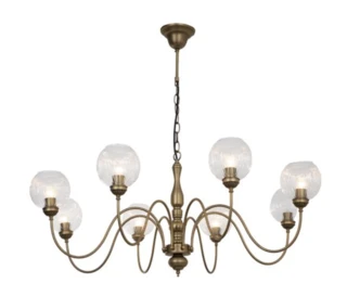 מנורת תלייה וינטאג' רומא 8 נורות