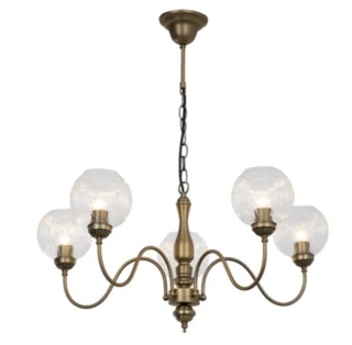 מנורת תלייה וינטאג' רומא 5 נורות