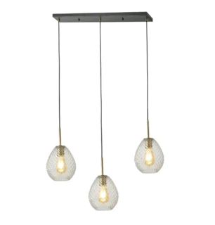 מנורת תלייה שלישייה טוסקנה