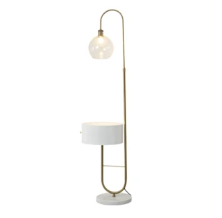 מנורה עומדת וינטג 1182 + מדף (25577)