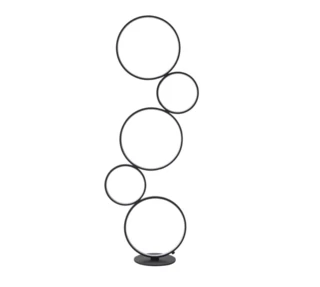 מנורה עומדת שחורה בועות 852