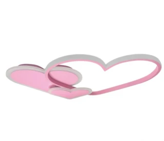 תאורה לחדר ילדים לבבות צמוד תקרה