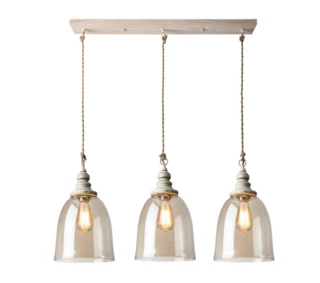 מנורת תלייה שלישייה וינטאג' כפרי