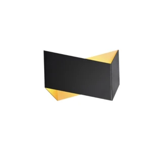 מנורת קיר קיר 538 שחור + פליז LED 7W (25188)