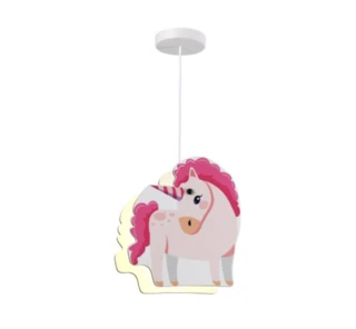 מנורת תלייה לחדר ילדים חד קרן