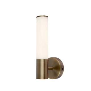 מנורת קיר אלבסטרה גליל קיר פליז