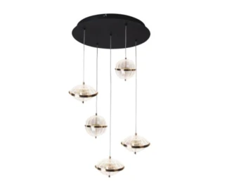 מנורת תלייה מצנח * 5 על צלחת