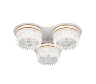 גוף תאורה צמוד תקרה מפואר פוזיטנו שלישייה