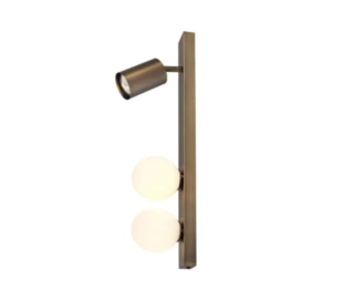 מנורת קיר דקורטיבית פליז 25012-3